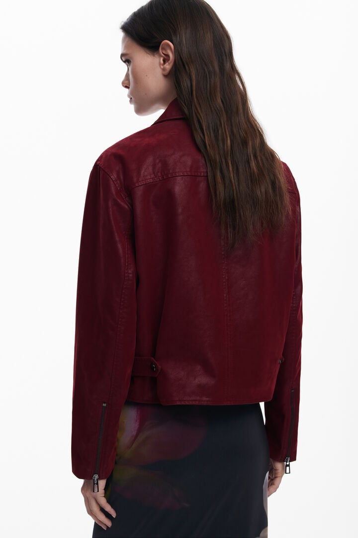 Giacca effetto pelle lucida | Desigual