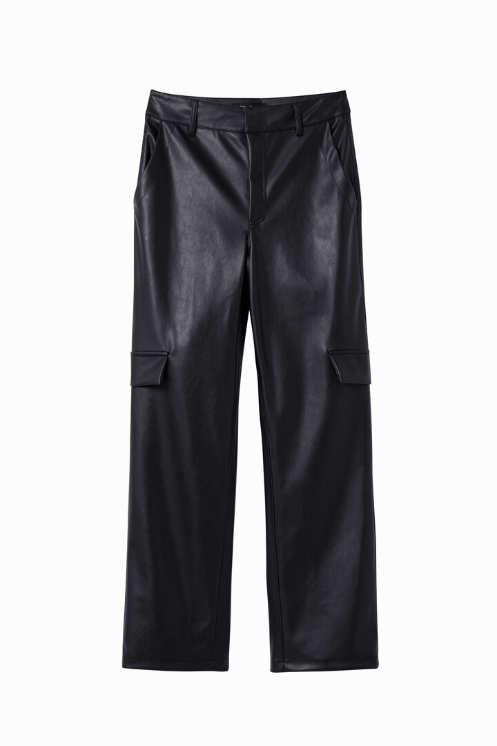 Pantalons cargo efecte pell | Desigual