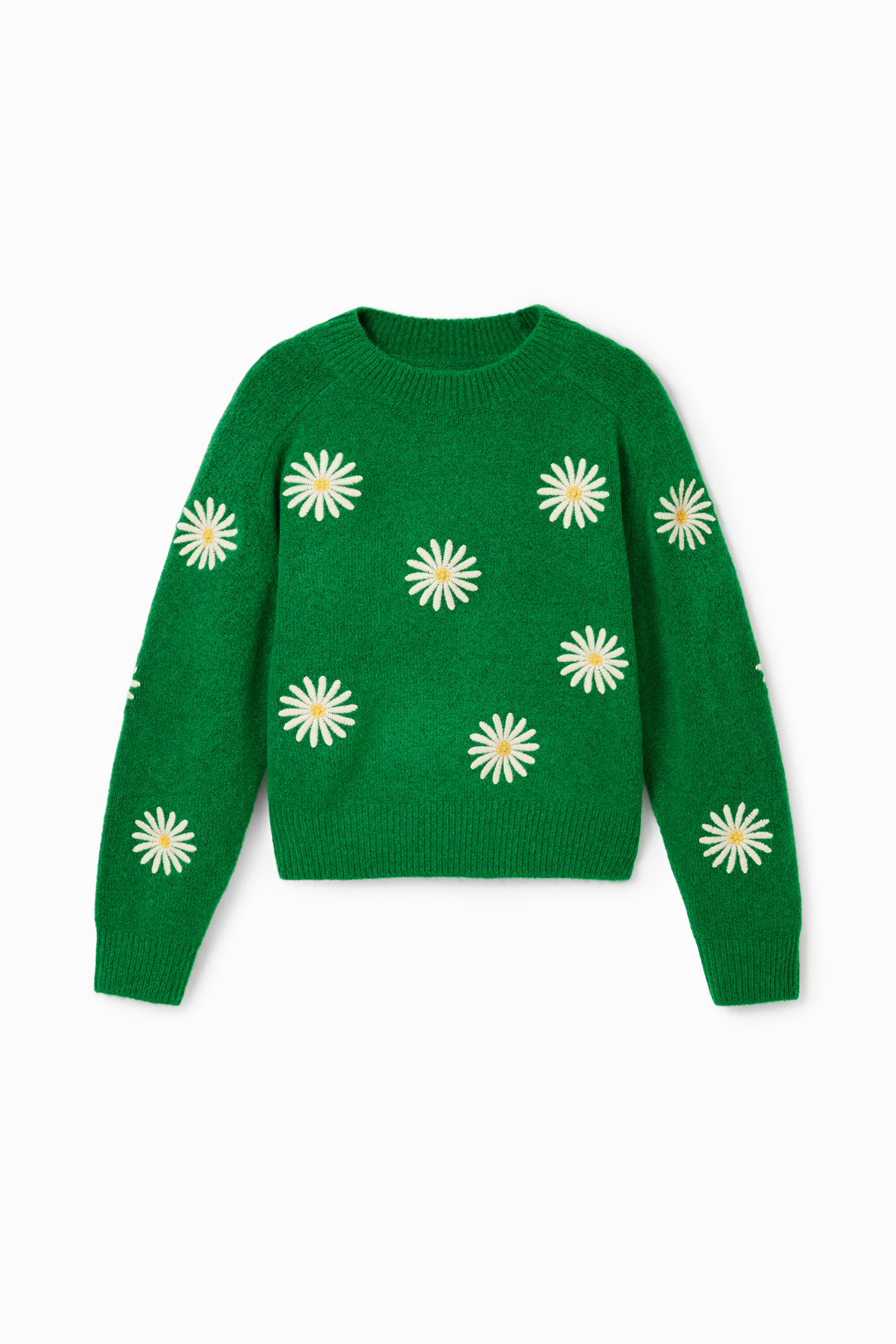 Pullover Blumenstickereien