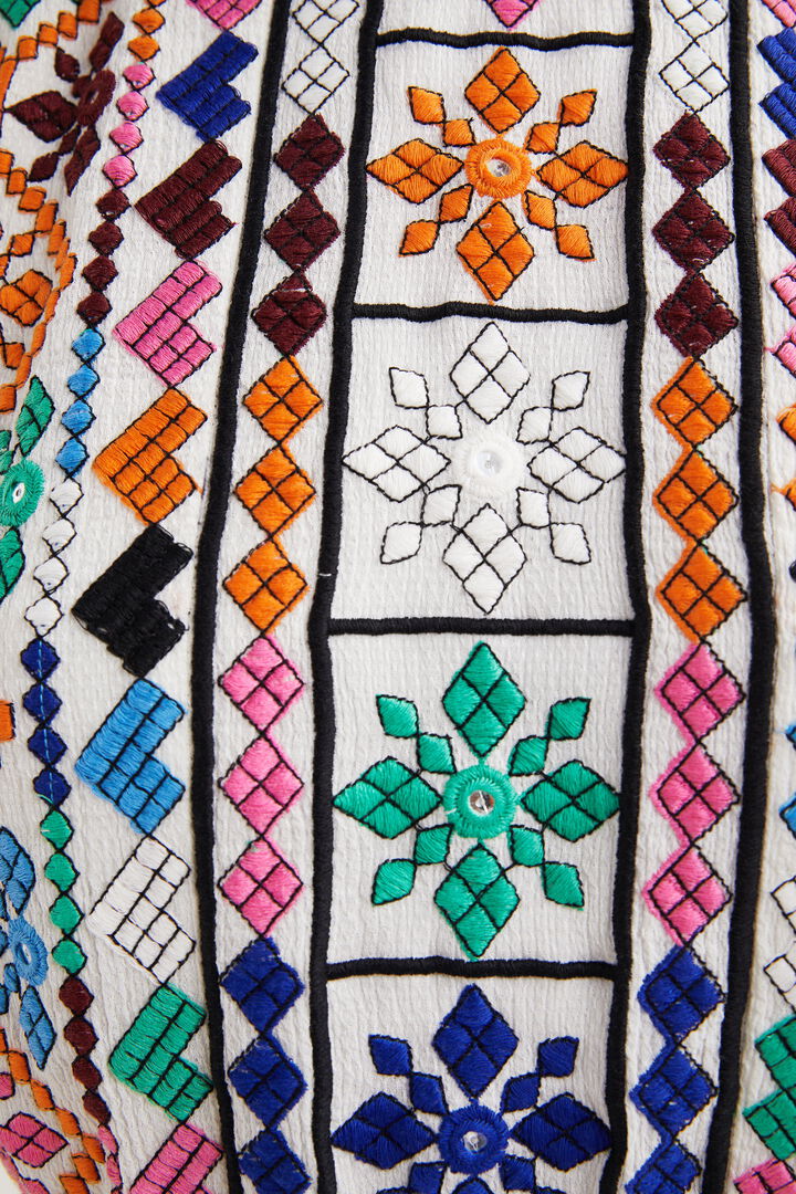 Oldalt kivágott maxi ruha | Desigual