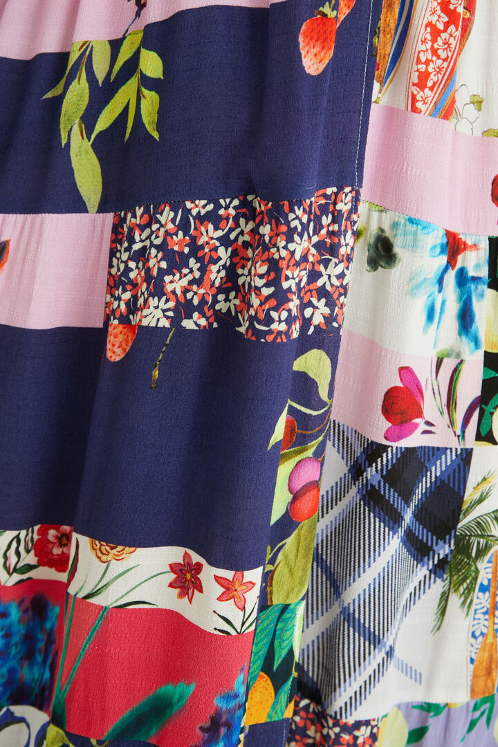 Vestit llarg patch | Desigual