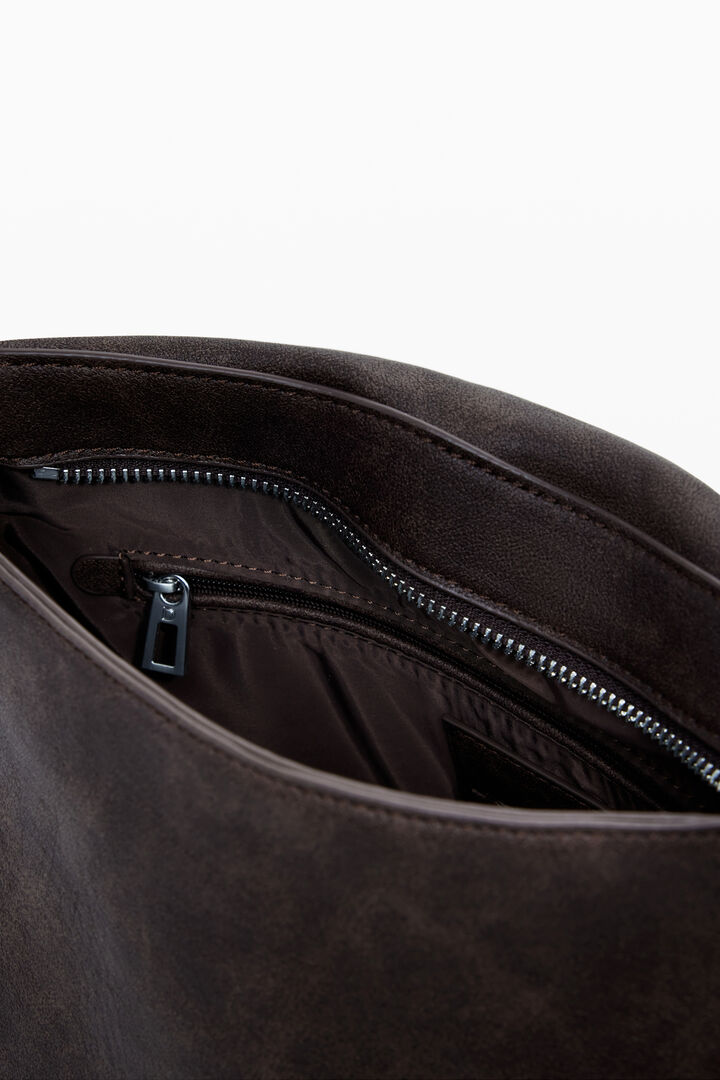 Medium faux leather buckle bag | Desigual