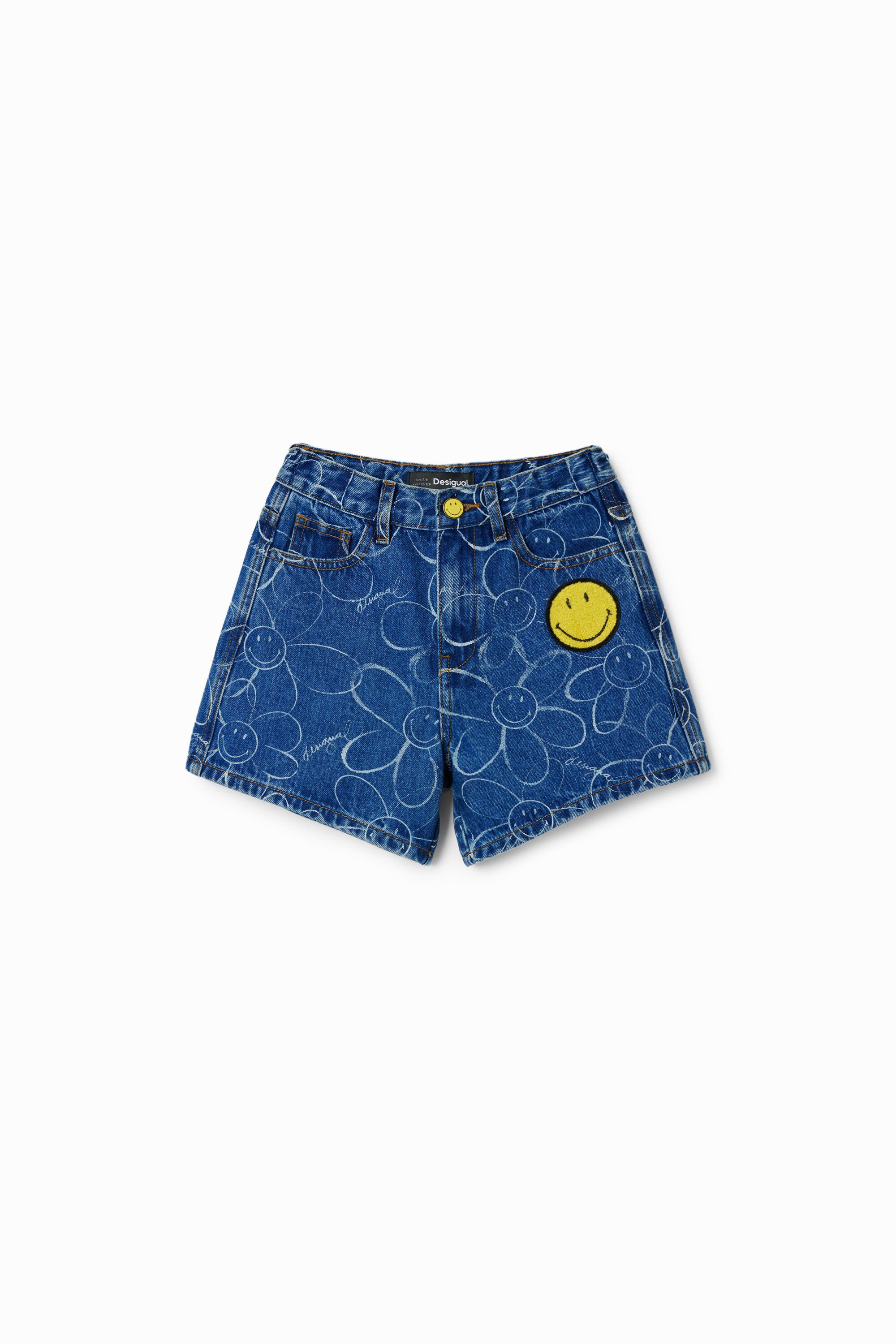 Smiley Originals ® denim shorts