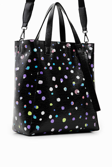 Large polka dot shopper bag | Desigual