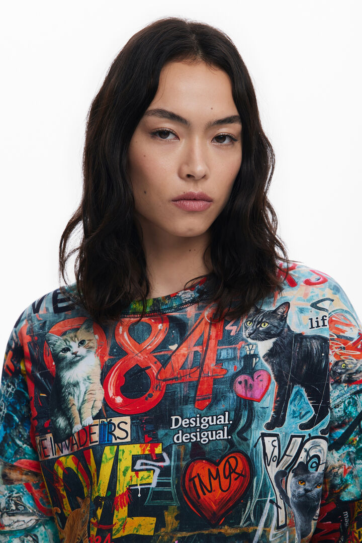 Bluza z graffiti | Desigual
