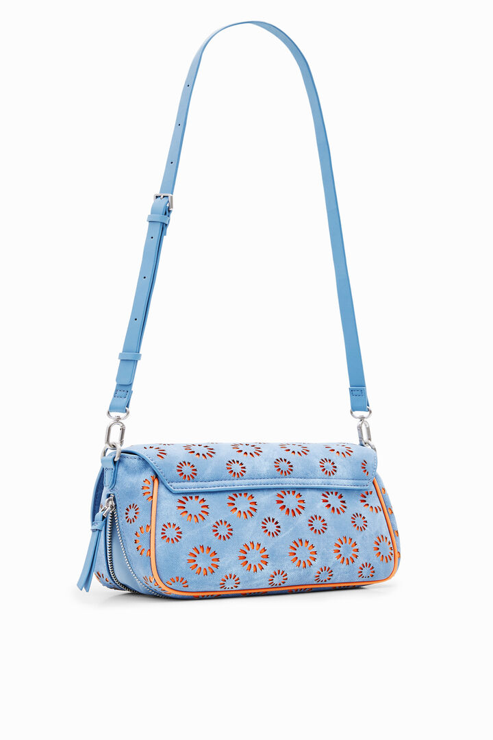 M die-cut floral crossbody bag | Desigual