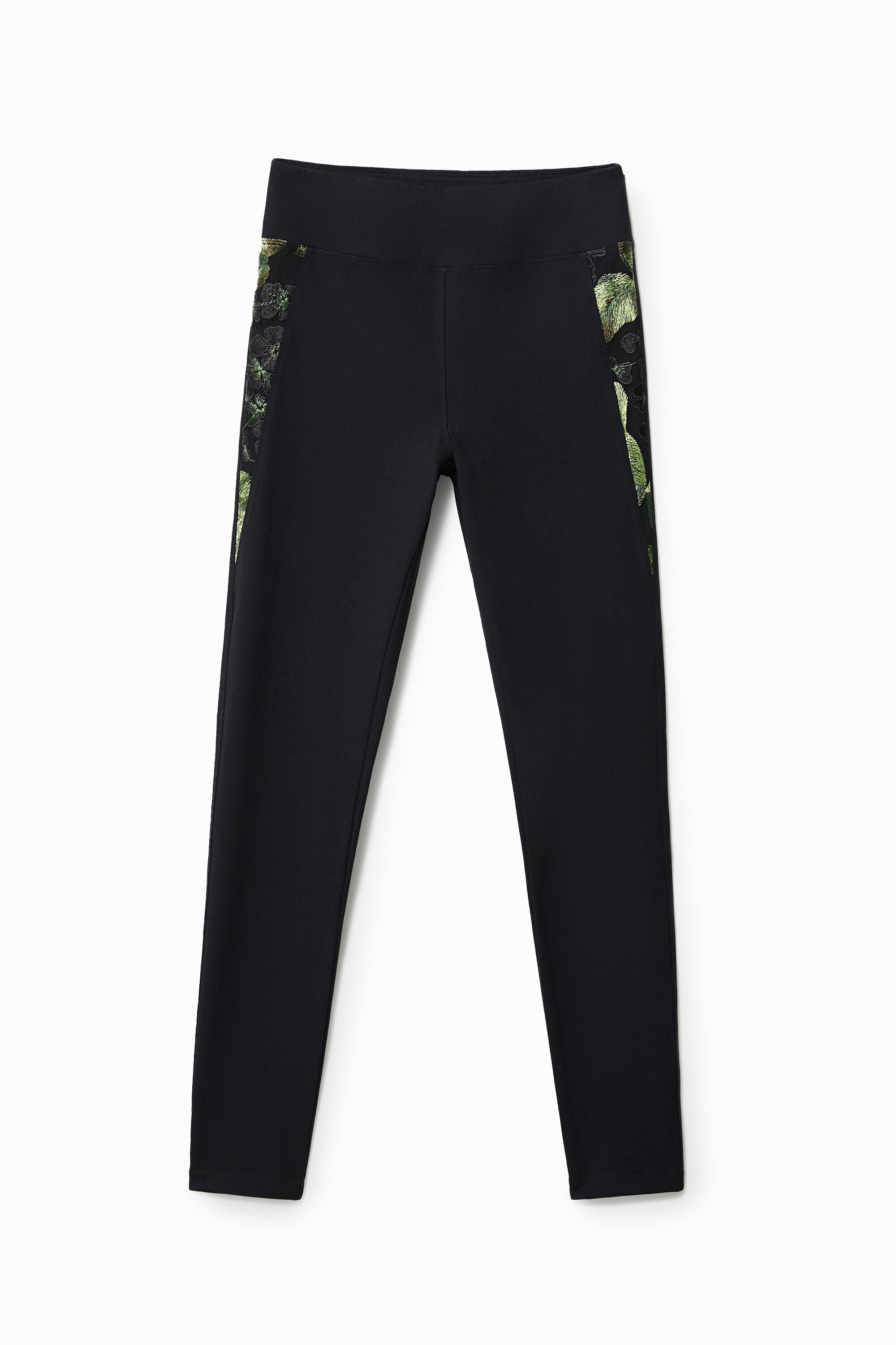 Leggings mit seitlichen Transparenzen
