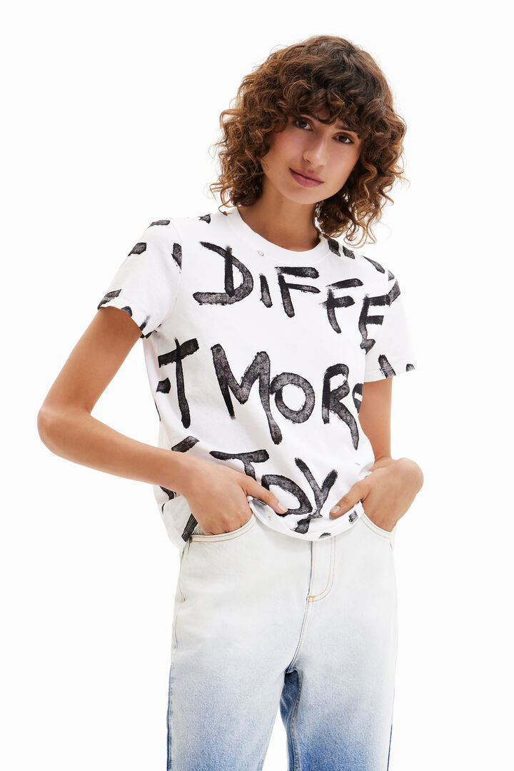 Tričko s textom "Manifesto" | Desigual