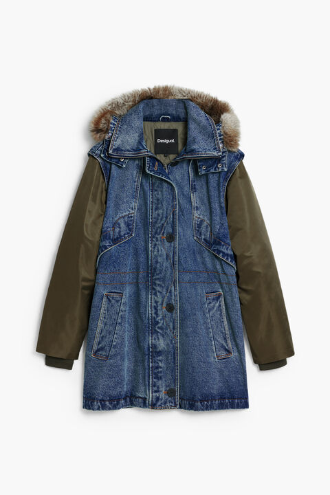 FUR-TRIMMED PARKA