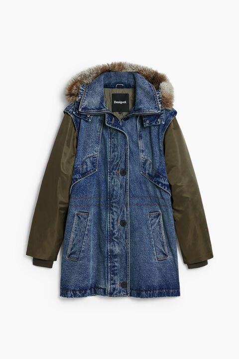FUR-TRIMMED PARKA