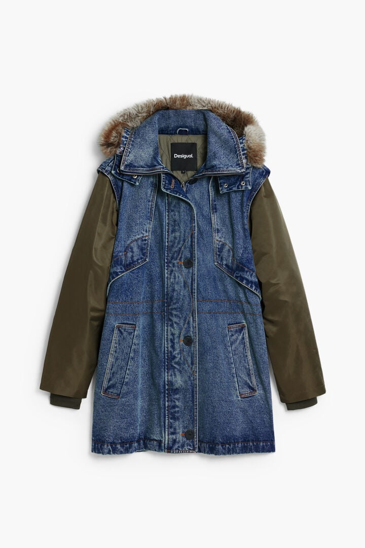 FUR-TRIMMED PARKA