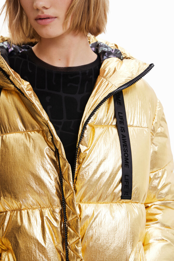 Chaqueta padded mangas desmontables | Desigual
