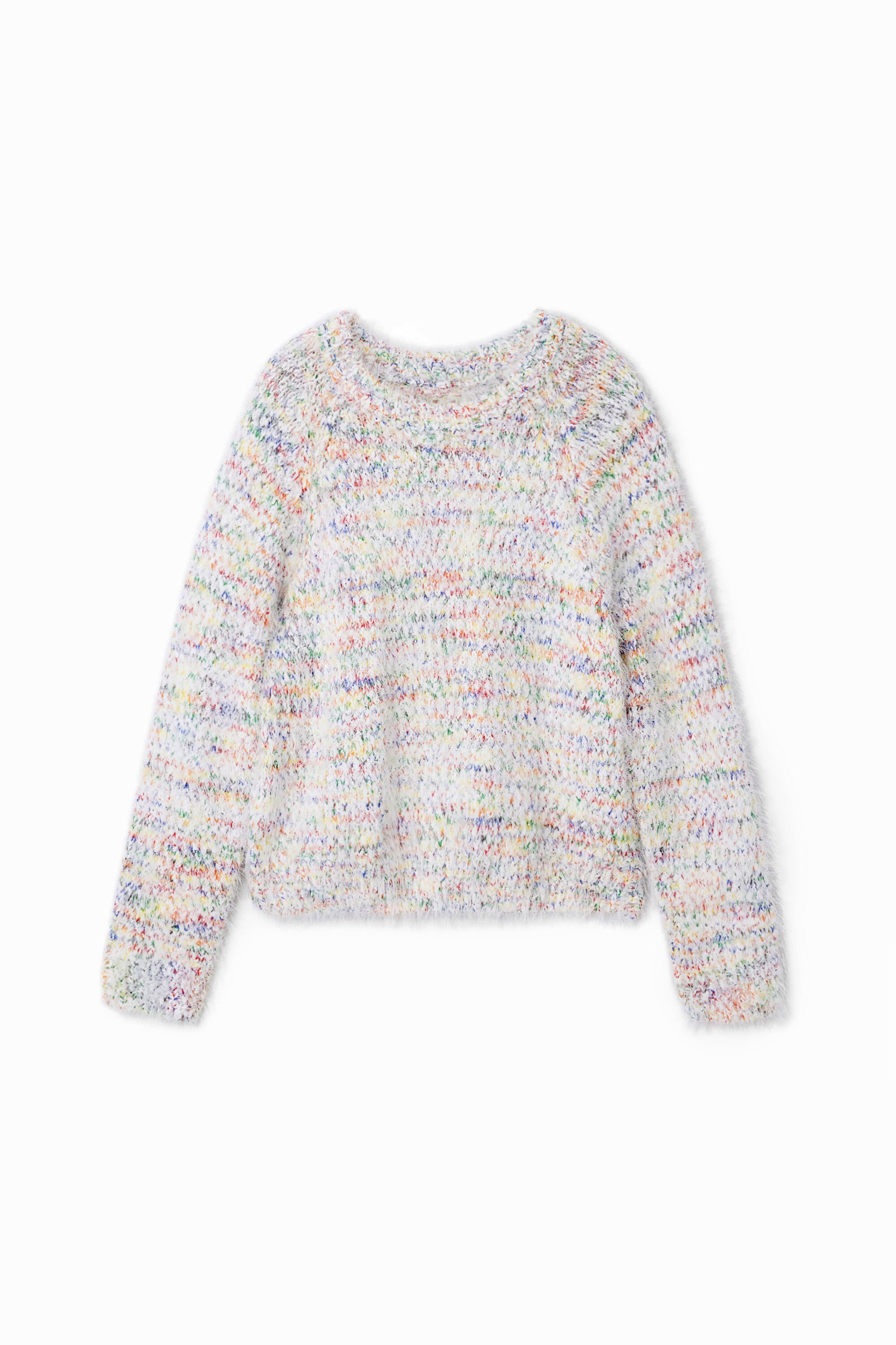 Desigual Marled sweater Kids White 11 12