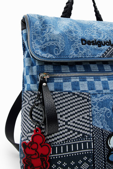 Mochila Desigual Mickey Mouse negra 23WAKP03 - Mochilas