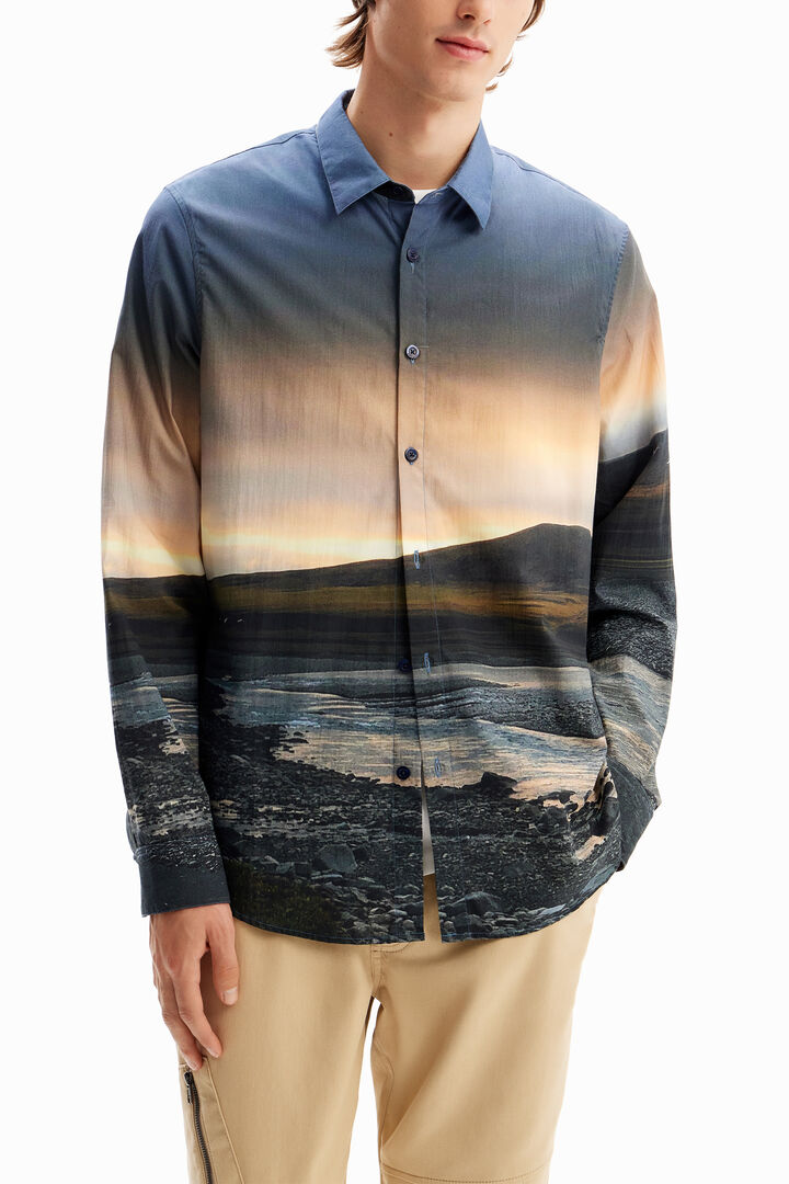 Camicia fotografica paesaggio | Desigual