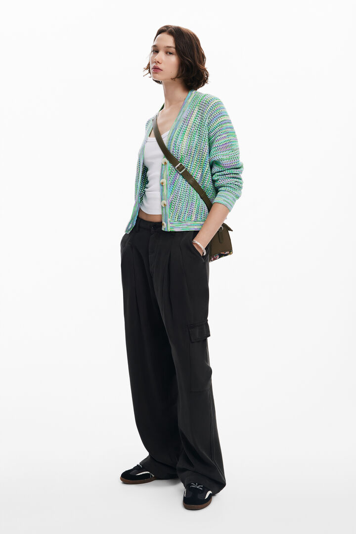 Cárdigan estampado multicolor | Desigual