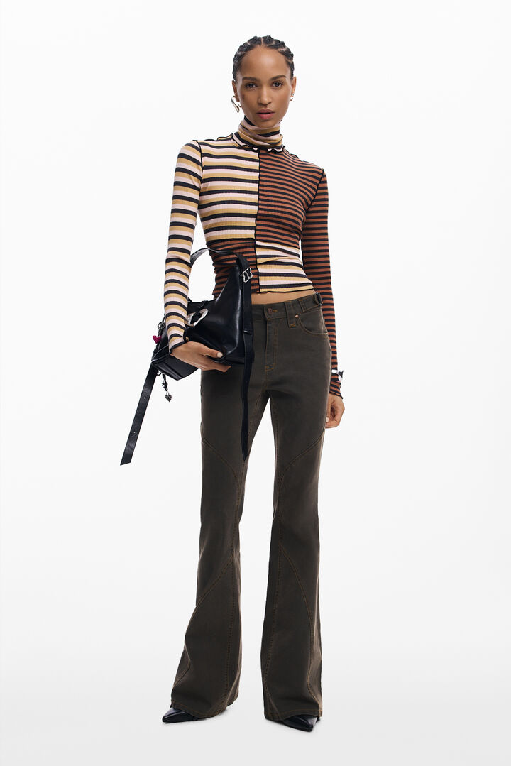 SAMARRETA DE MÀNIGA LLARGA COLL ALT | Desigual