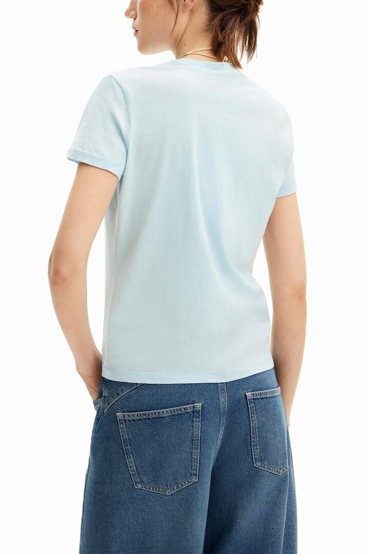 Camiseta parches flores | Desigual