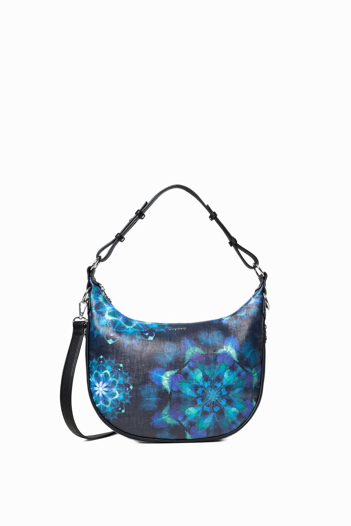 Bolso silueta media luna mandalas | Desigual