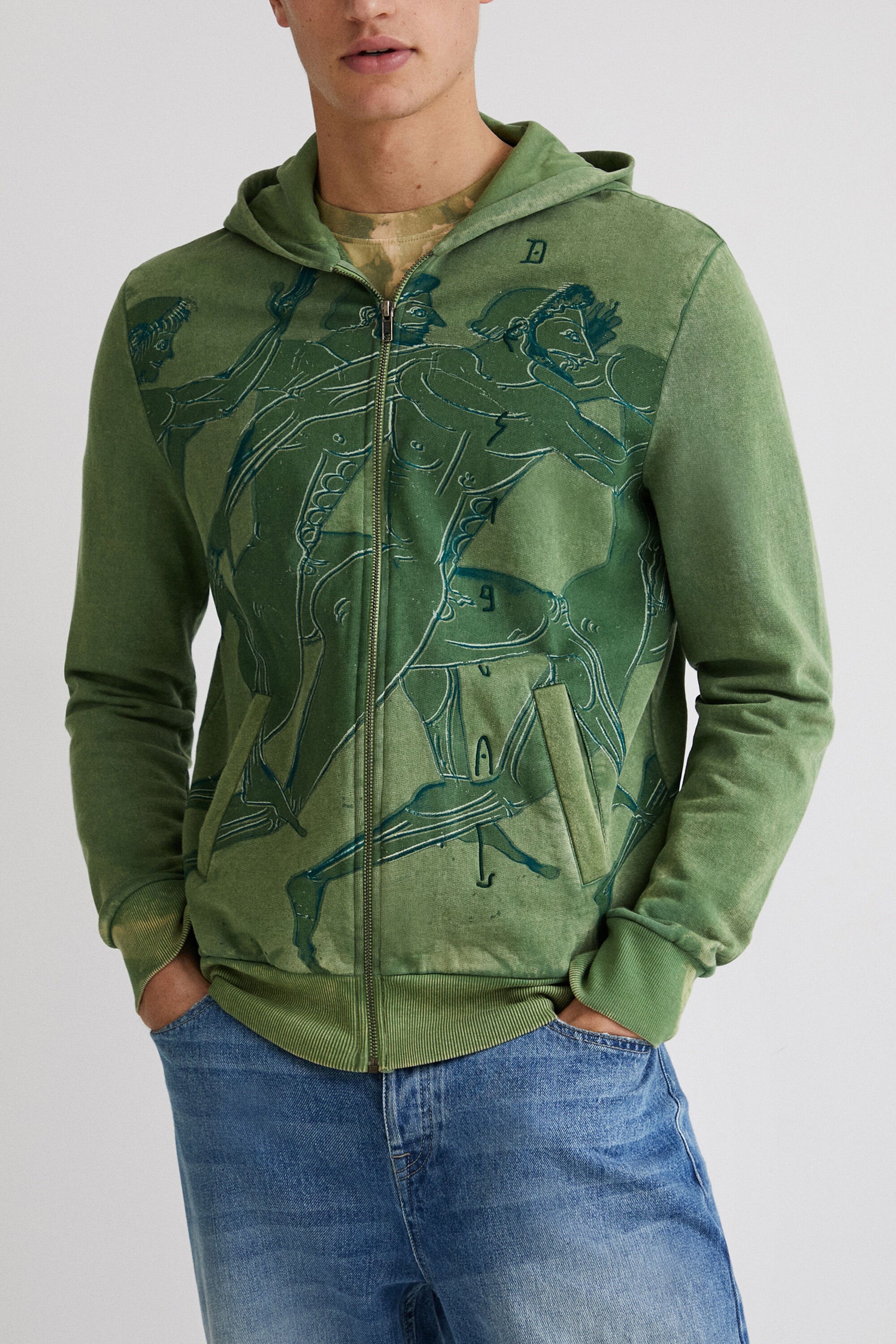 Cotton hoodie Desigual