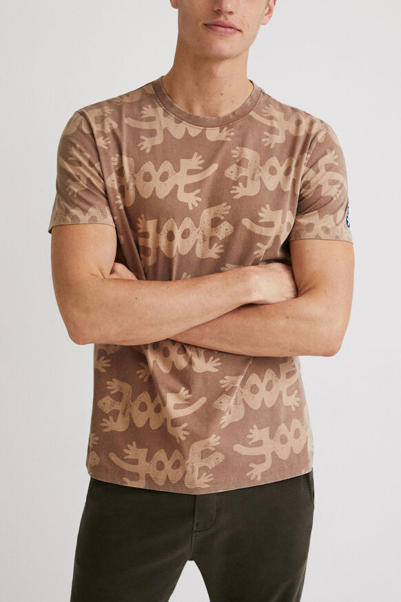 Short-sleeve lizard T-shirt | Desigual