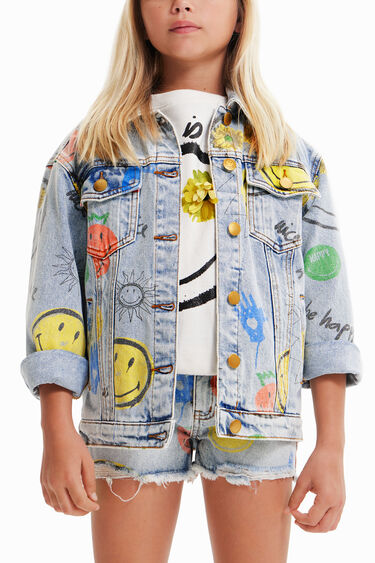 Smiley® denim jacket | Desigual