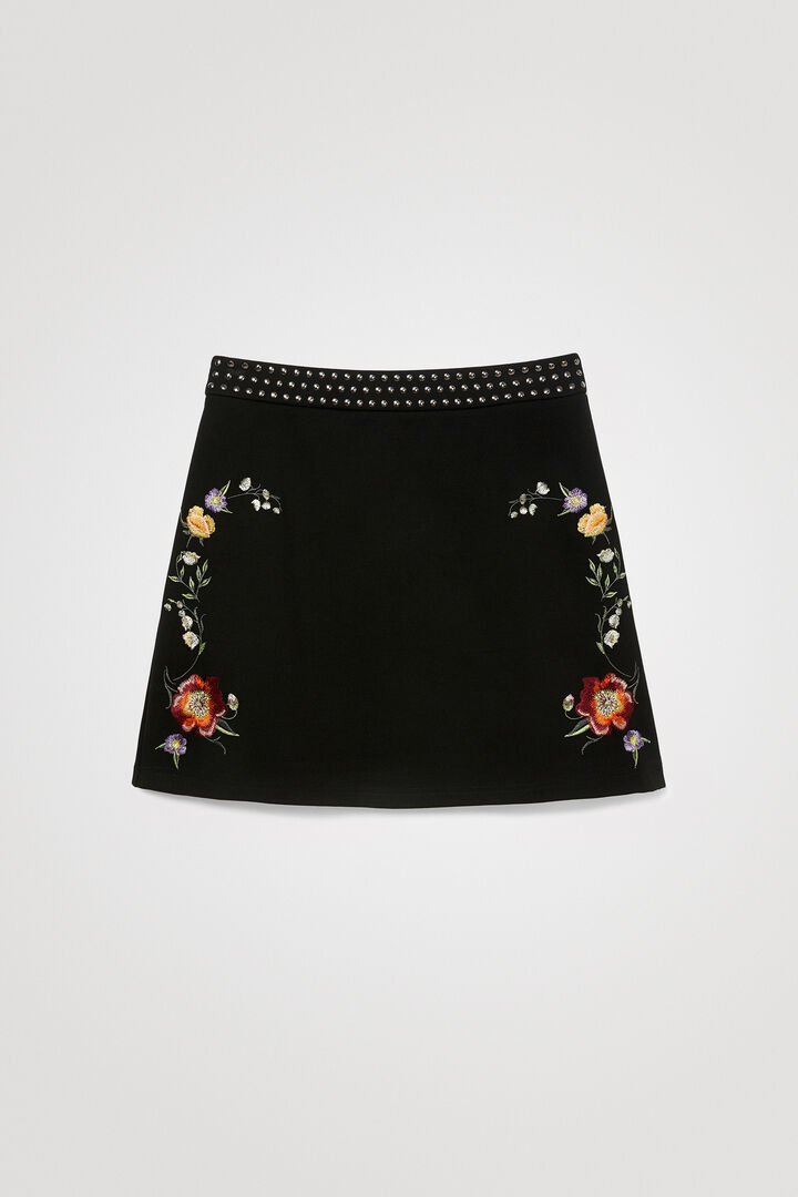 Minijupe ceinture clous | Desigual