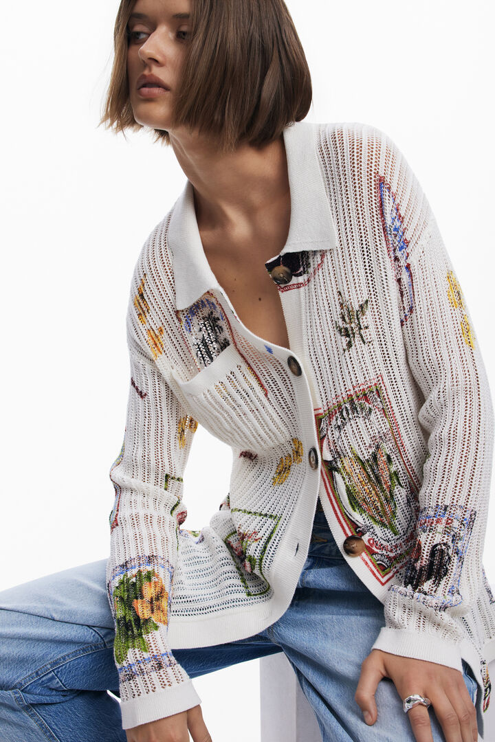 Stamp cardigan | Desigual
