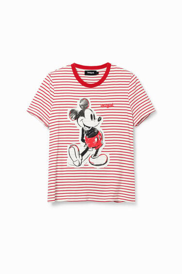 ミッキーマウス ストライプ Tシャツ | Desigual