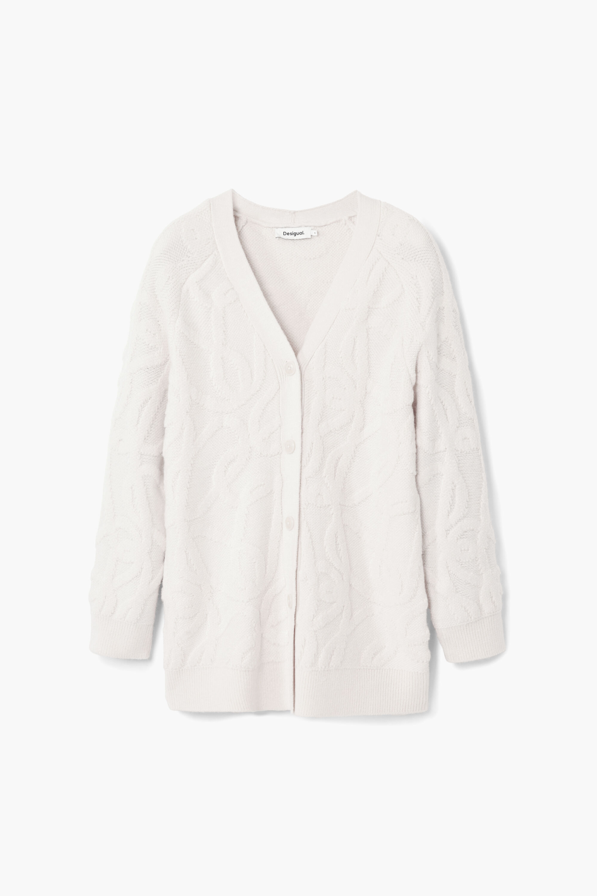 Oversized knit cardigan women s I Desigual