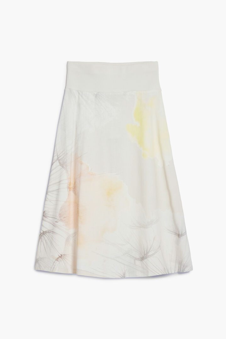 Gonna midi con elastico in vita | Desigual