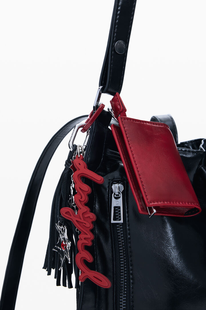 Mochila mediana brillante | Desigual