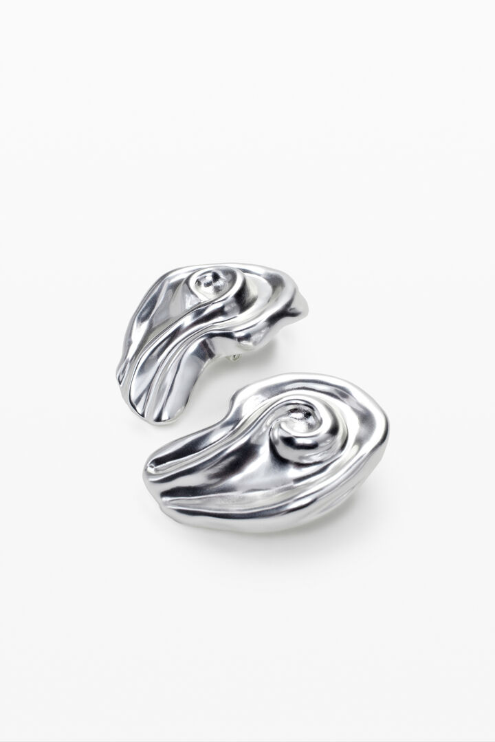Gold-plated shell earrings Zalio | Desigual