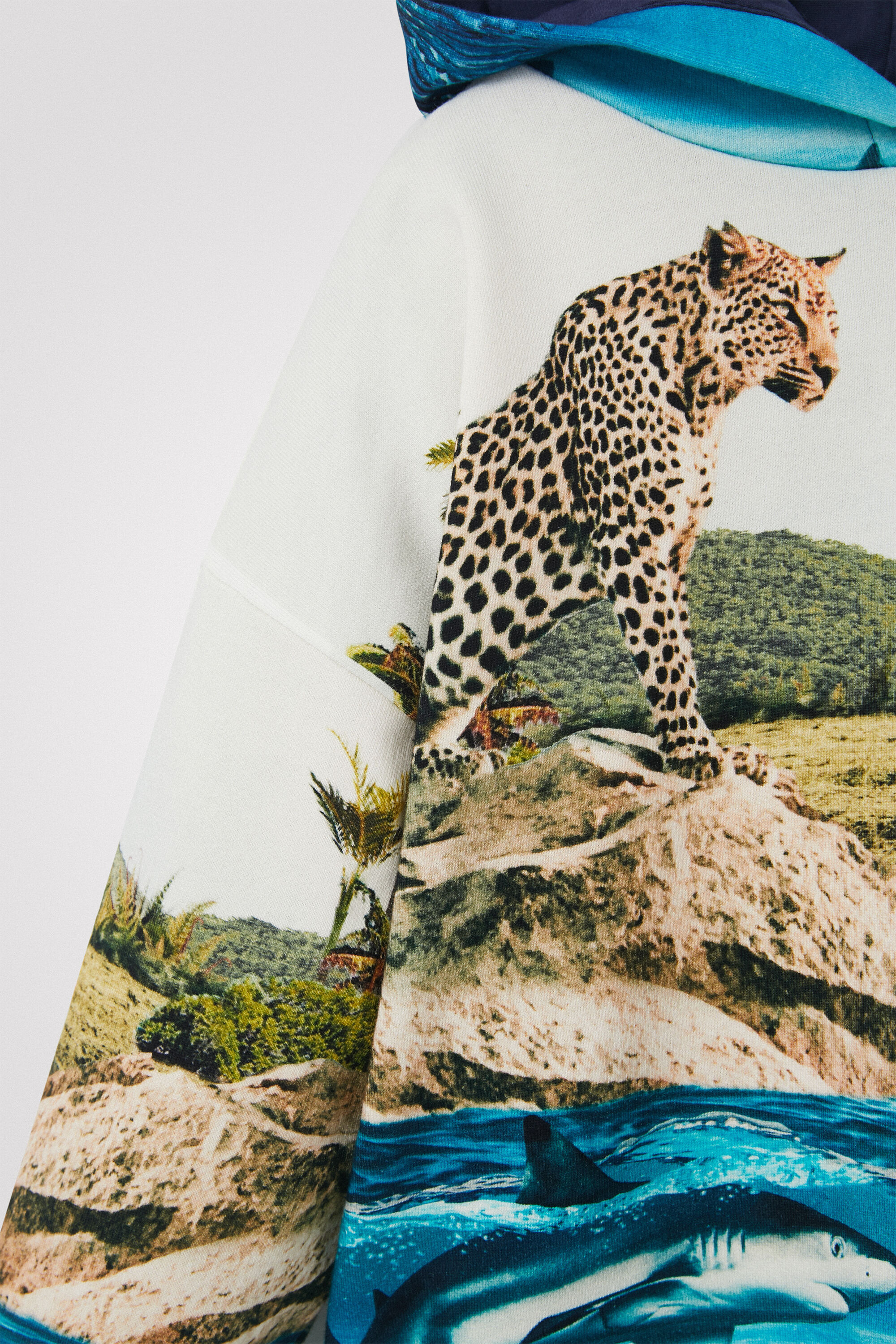 African animals sweatshirt Desigual