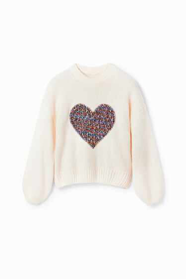 Maglia cuore oversize | Desigual