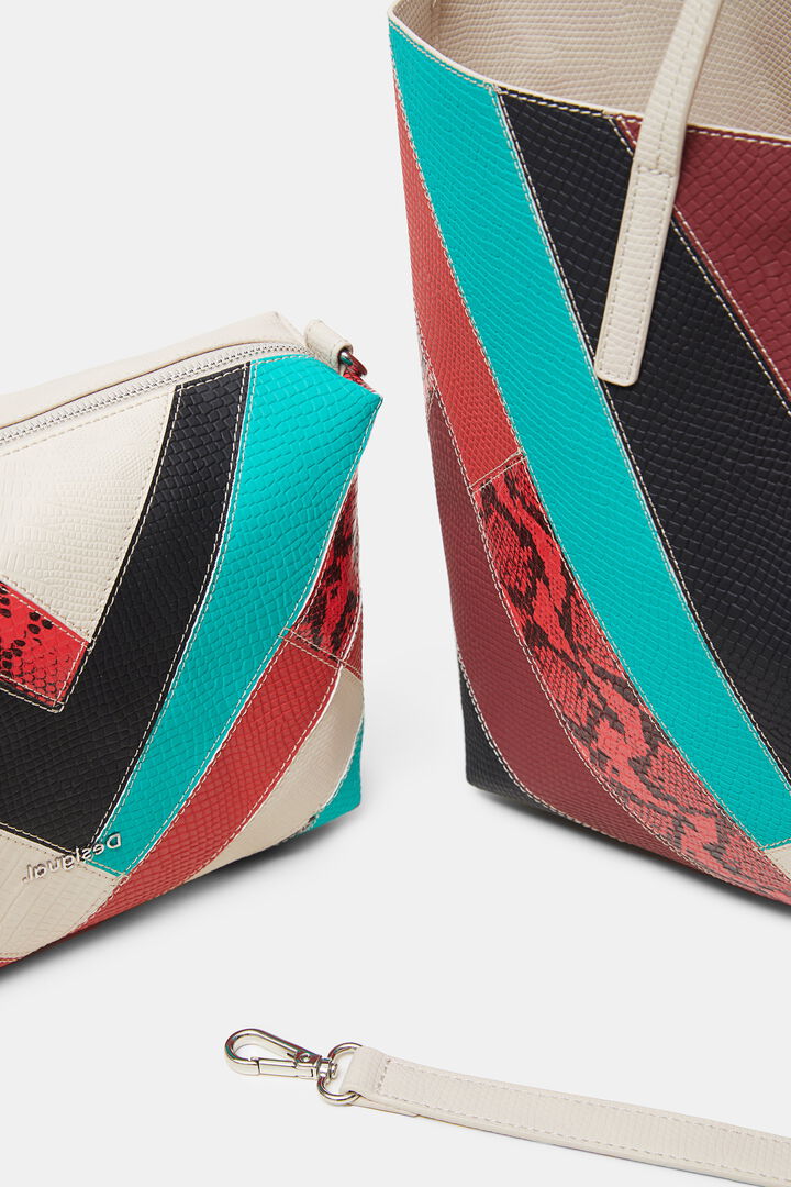 Sac shopping bag patch 2 en 1 | Desigual