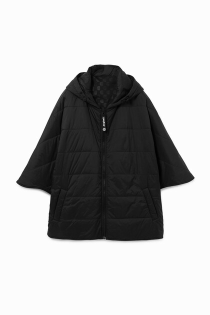 padded cape poncho