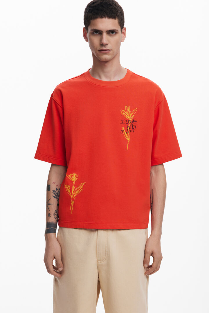 Camiseta manga corta flores | Desigual