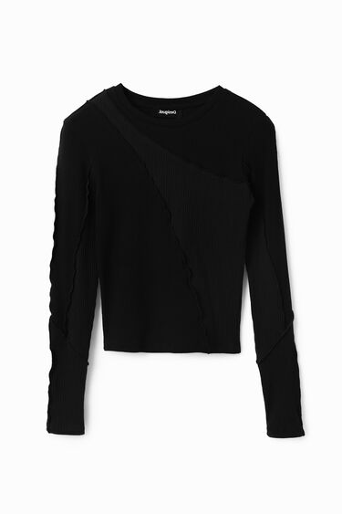 Samarreta patch canalé | Desigual