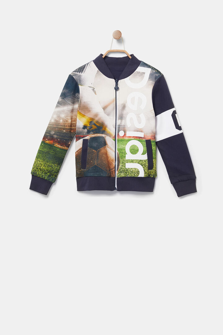 Reversible football sweatshirt | Desigual