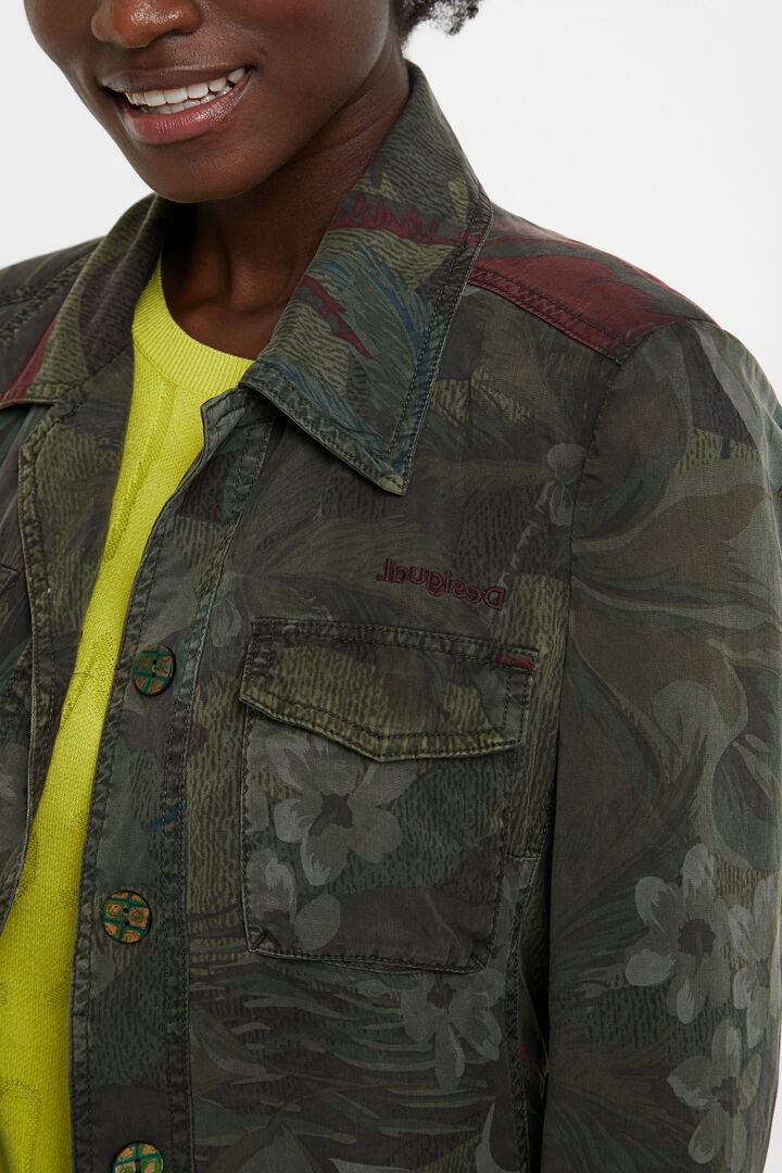 Giacca militare camoflower | Desigual
