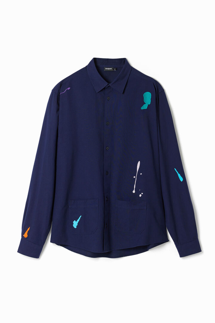 Linen patches shirt | Desigual