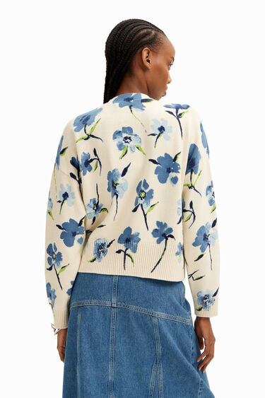 Càrdigan oversize flors | Desigual