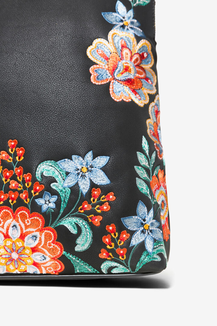 Floral embroideries backpack | Desigual