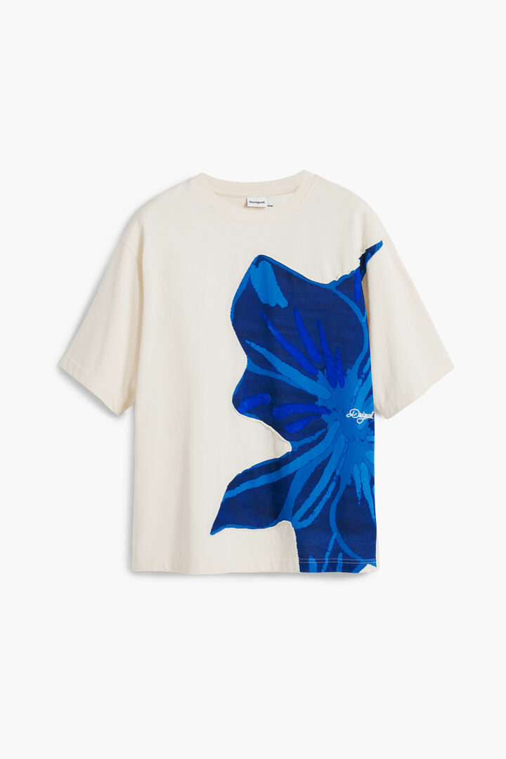 Short-sleeve floral T-shirt | Desigual