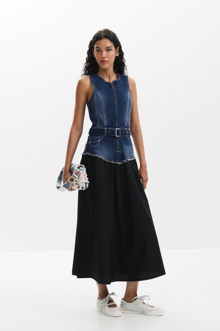 Kombiniertes Jeanskleid | Desigual