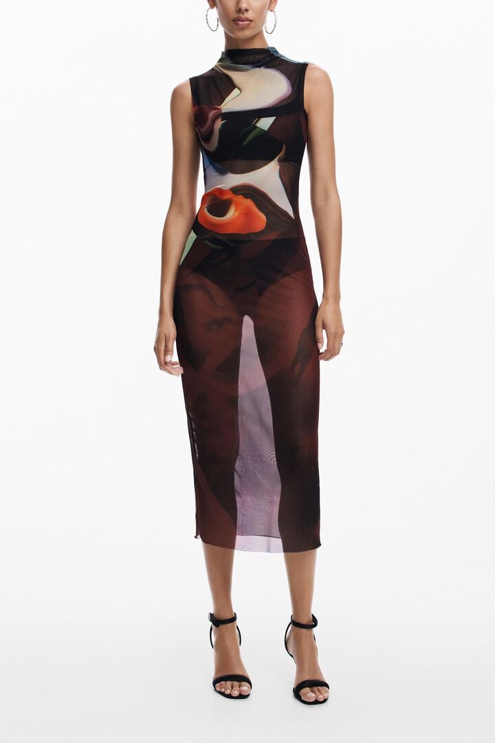 Multi-position midi dress | Desigual