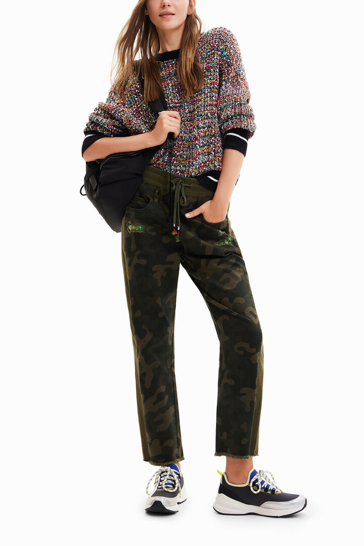 Tricot jumper with mottled colours | Desigual