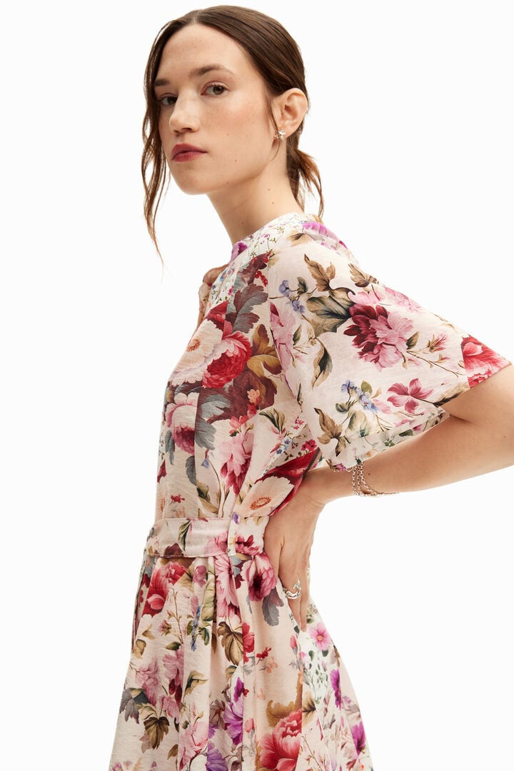 Vestido corto flores | Desigual