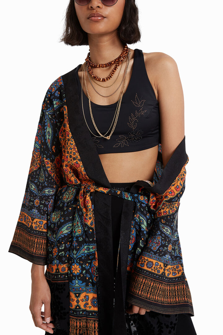 Etno kimono s brmbolcami | Desigual